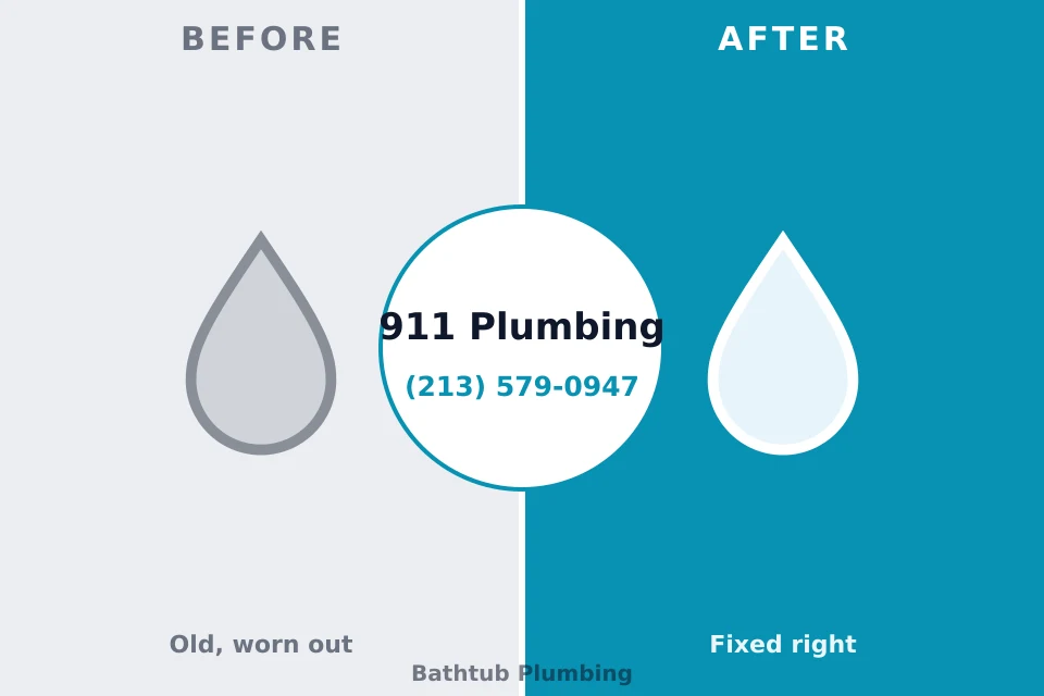 Before and after: plumbing repair Lisbon Falls, ME